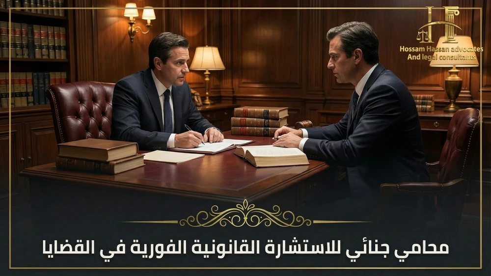 محامي جنائي للاستشارة القانونية الفورية في القضايا
