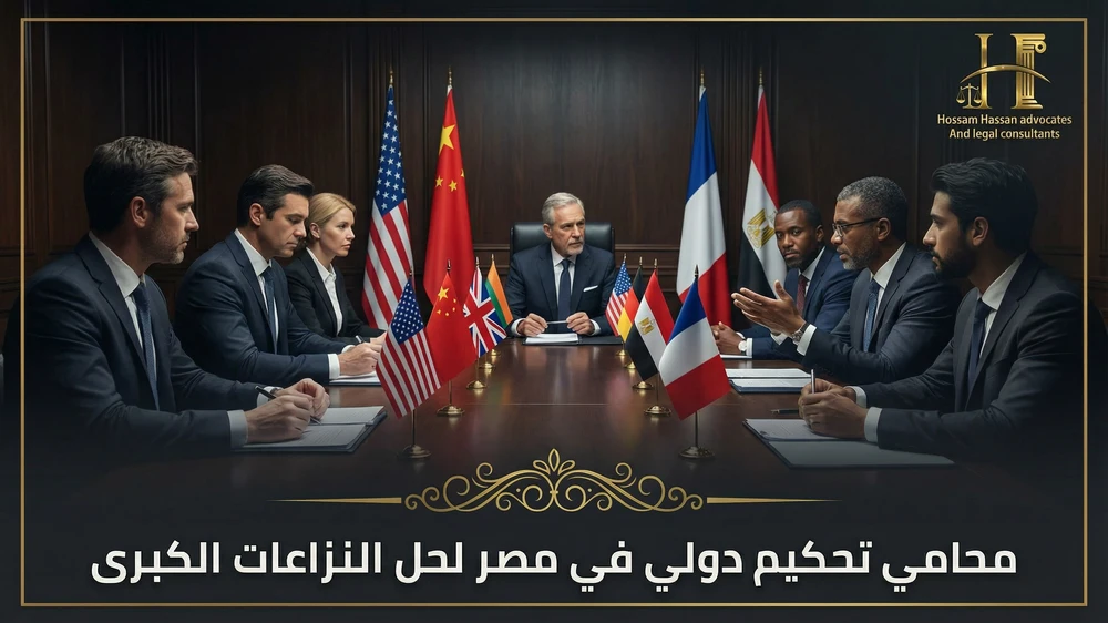 محامي تحكيم دولي في مصر لحل النزاعات الكبرى