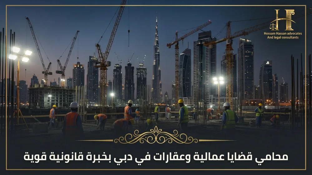 محامي قضايا عمالية وعقارات في دبي بخبرة قانونية قوية
