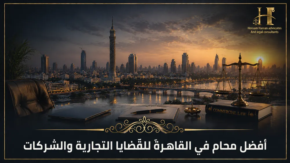 أفضل محامٍ في القاهرة للقضايا التجارية والشركات