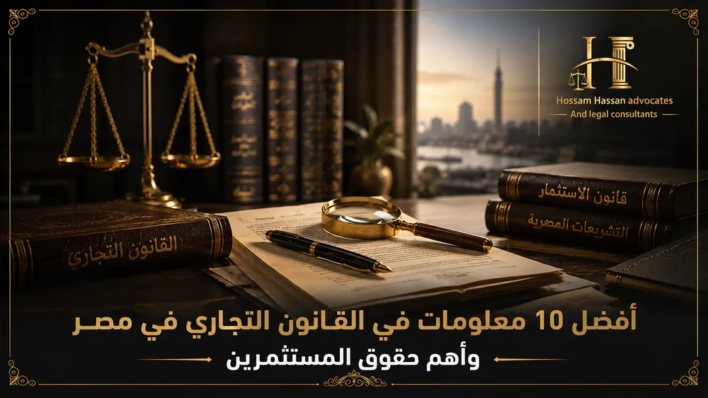 افضل 10 معلومات في القانون التجاري في مصر وأهم حقوق المستثمرين
