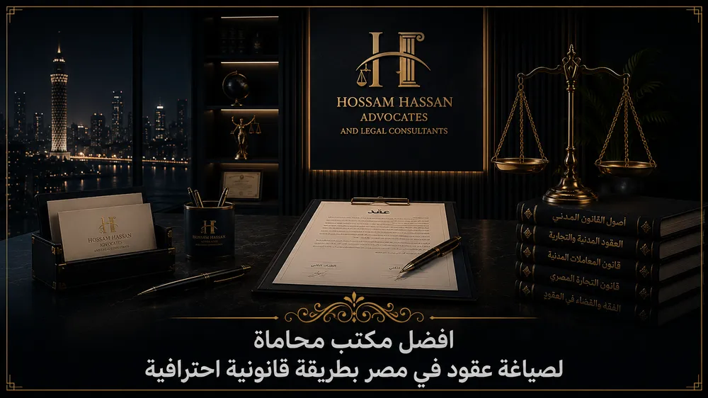 افضل مكتب محاماة لصياغة عقود في مصر بطريقة قانونية احترافية